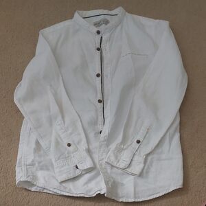 Zara White Button Down Kids Shirt